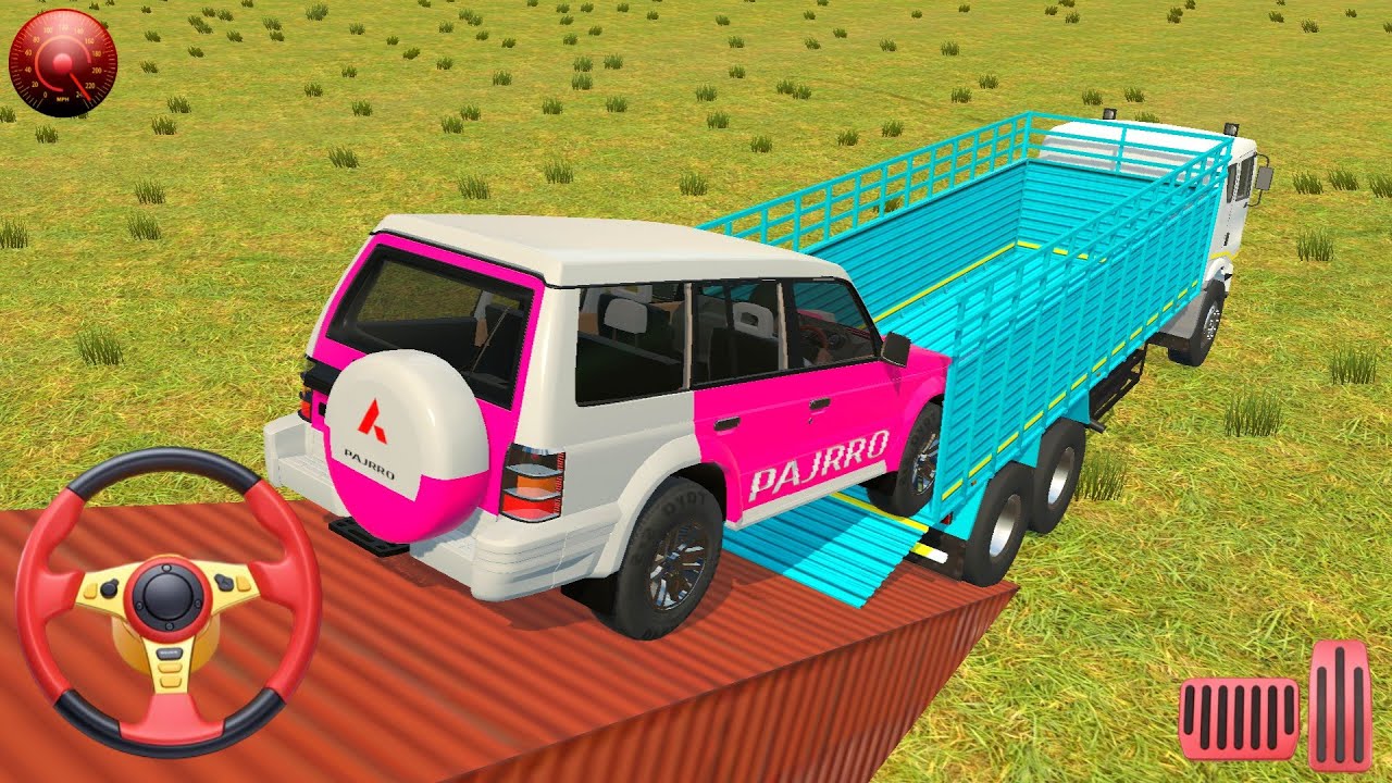 Drive Truck and Unloading Stone From Dumper Truck in Game 🔥 #car #modified #4x4 #gameplay