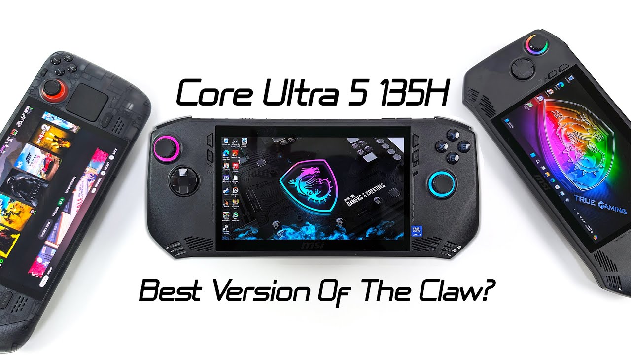 Обзор MSI CLAW Core Ultra 5 135H: сможет ли он превзойти более дорогую версию?