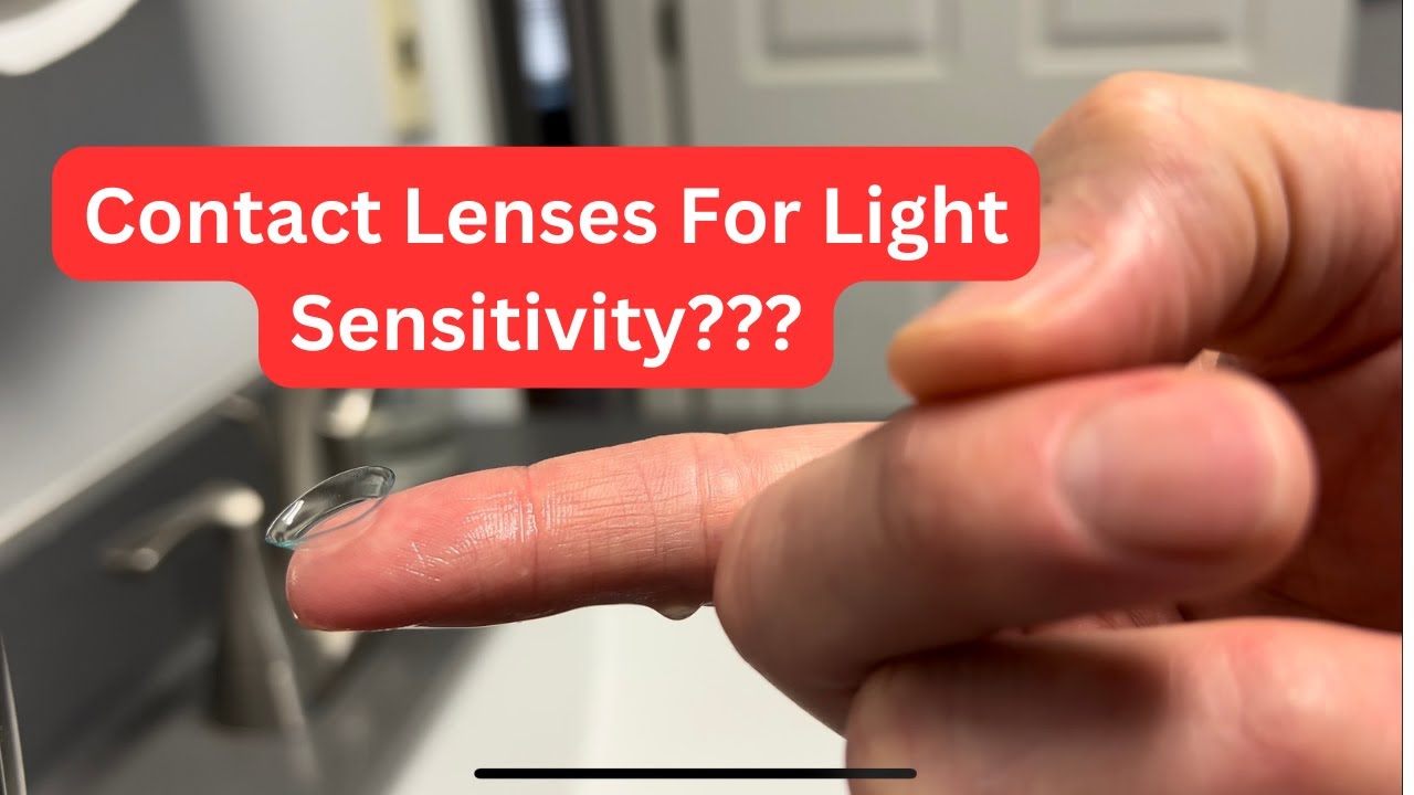 No more sunglasses inside! Conquering light sensitivity with contact lenses.