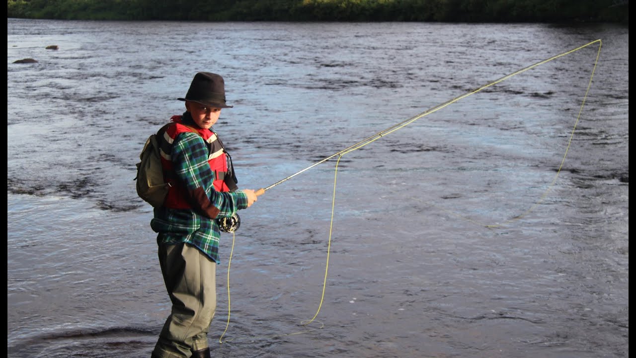 Tornionjoki, Pello: perhokalastus - 2014 - Fly fishing in Tornio River in Pello Lapland Finland