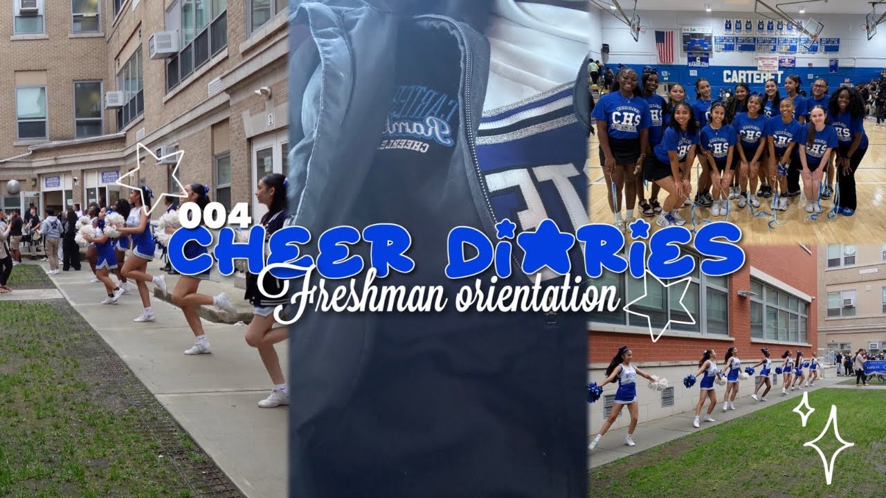 CHEER DIARIES 004 | ￼grwm, chit-chat, ￼freshman ￼orientation | VioletBrinson