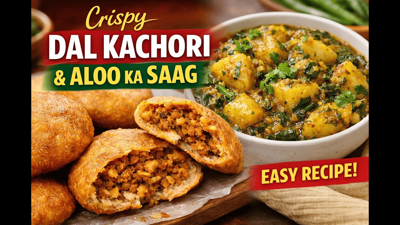 Ramzan Special Dal Kachori & Aloo Ka Saag | Crispy Iftar Recipe | KF Home