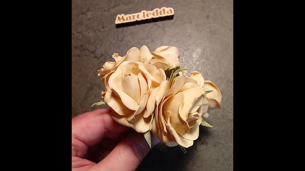 DIY💐💐 Roselline 💐💐Tutorial/maroledda/faidate/decorazione casa