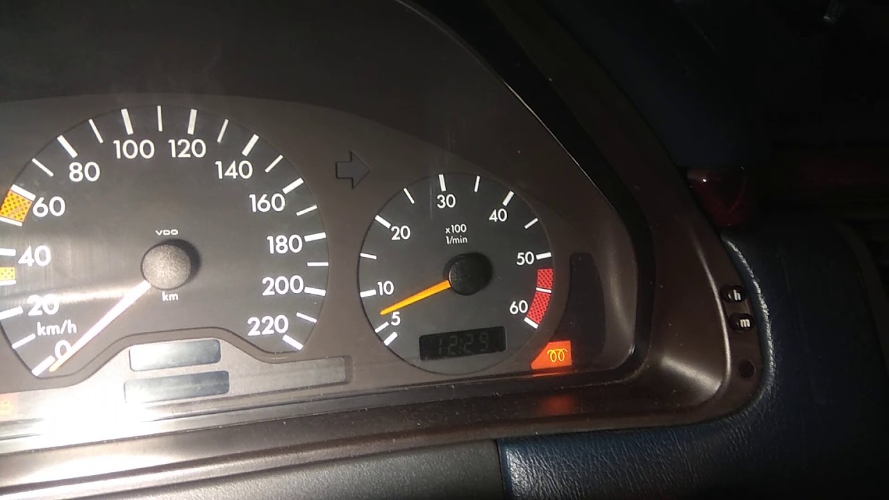 Как снять ошибку EPC. Мерседес W210