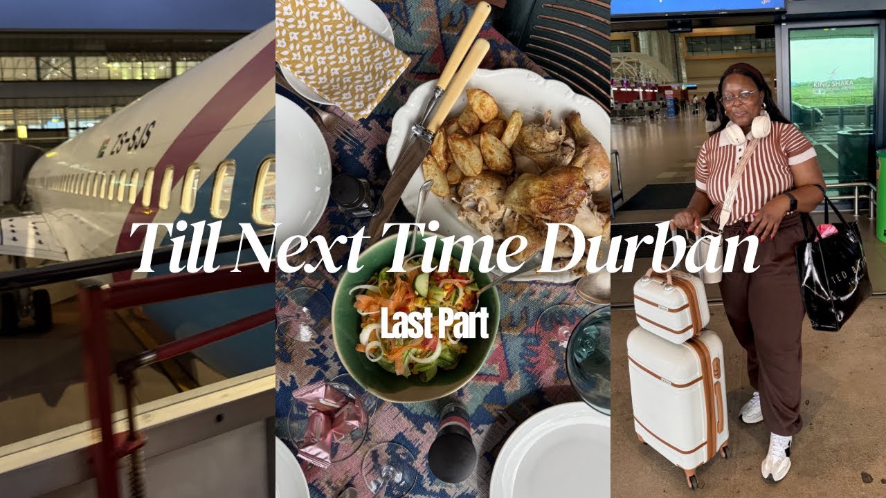 Travel Vlog Ep 09_  Last Day in Durban || Lunch ||South African YouTuber