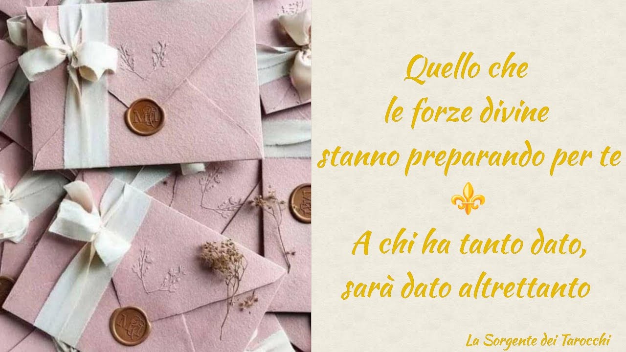 Quello che le forze divine stanno preparando per te ⚜️ A chi ha dato tanto, sarà dato altrettanto!