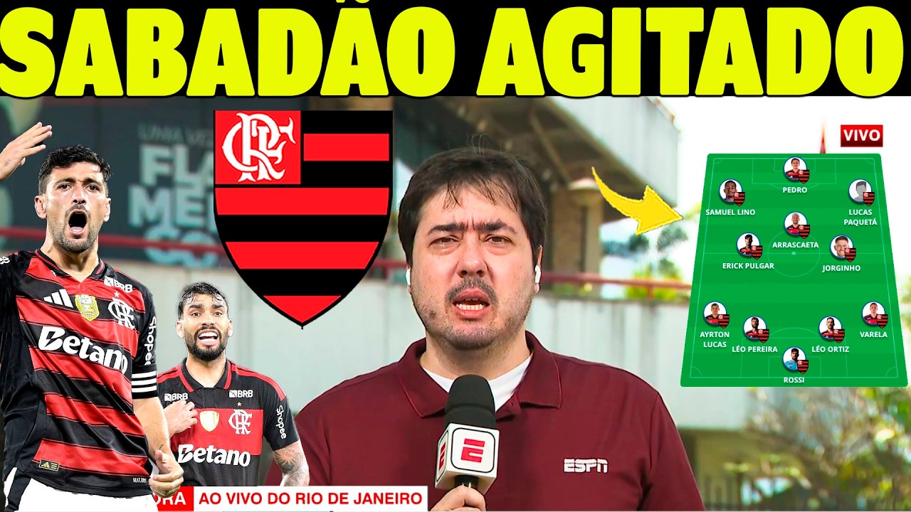 AGORAA!! SÁBADO MOVIMENTADO NO FLAMENGO! PEDRO TROUXE INFORMAÇÃO FLAMENGO X SAMPAIO CORRÊA!