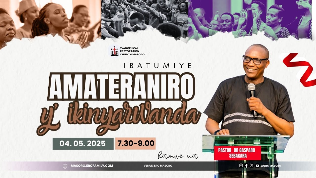 ITERANIRO RYA MBERE KUCYUMWERU 4/05/2025 HAMWE NA PASTOR GASPARD SEBAKARA.