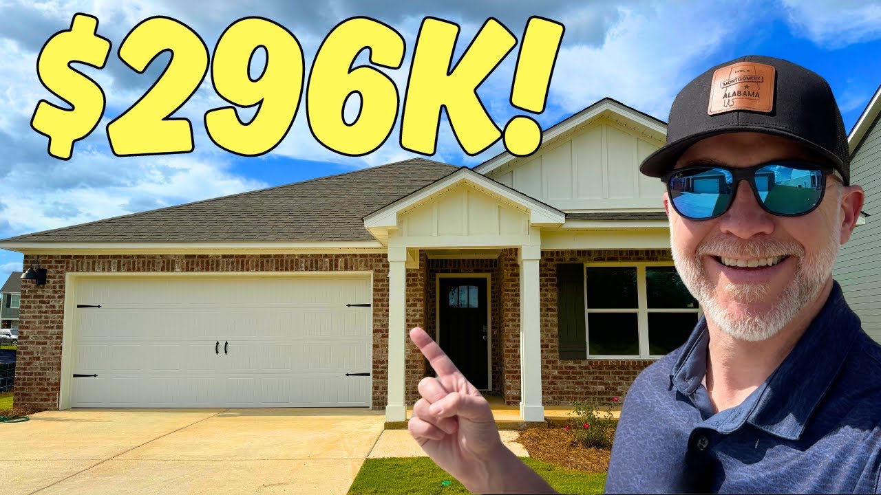 We FOUND $296K BRAND NEW Homes in MONTGOMERY Alabama