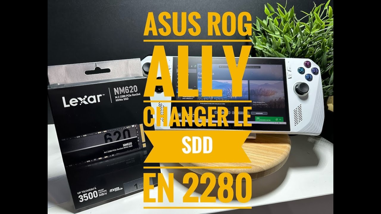 Asus Rog Ally Changement SSD pour un 2280 moins cher