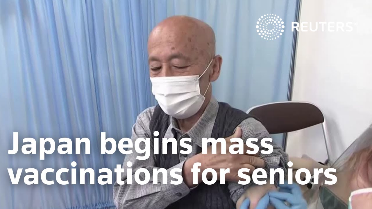 Japan begins mass vaccinations for seniors