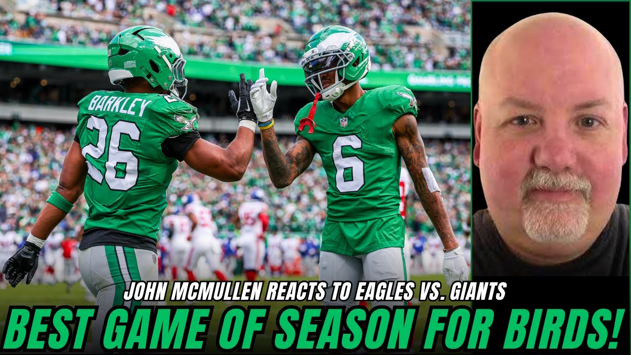 Джон Макмаллен РЕАКЦИЯ на победу «Иглз» над «Джайентс», «Хэдж-роуд-гейм», «Джейлена Хуртса» и мно...