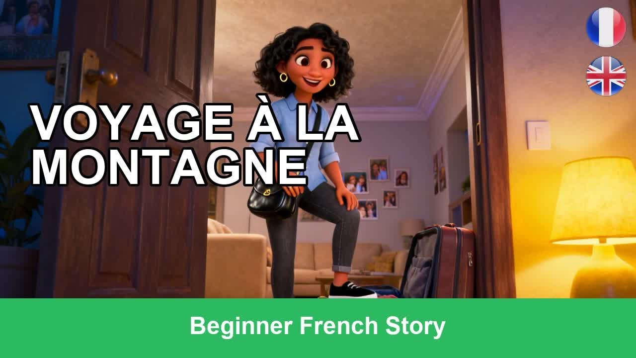 LEARN FRENCH with Easy Story for beginners – Viaje a las Montañas (A1-A2)