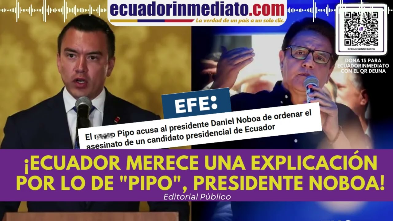 ¡ECUADOR MERECE UNA EXPLICACIÓN POR LO DE 