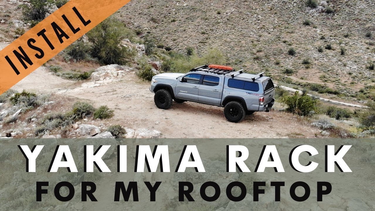 Установка YAKIMA SKYLINE TOWERS и JETSTREAM BARS на каркас ProTop Camper Shell для моего Yakima S...