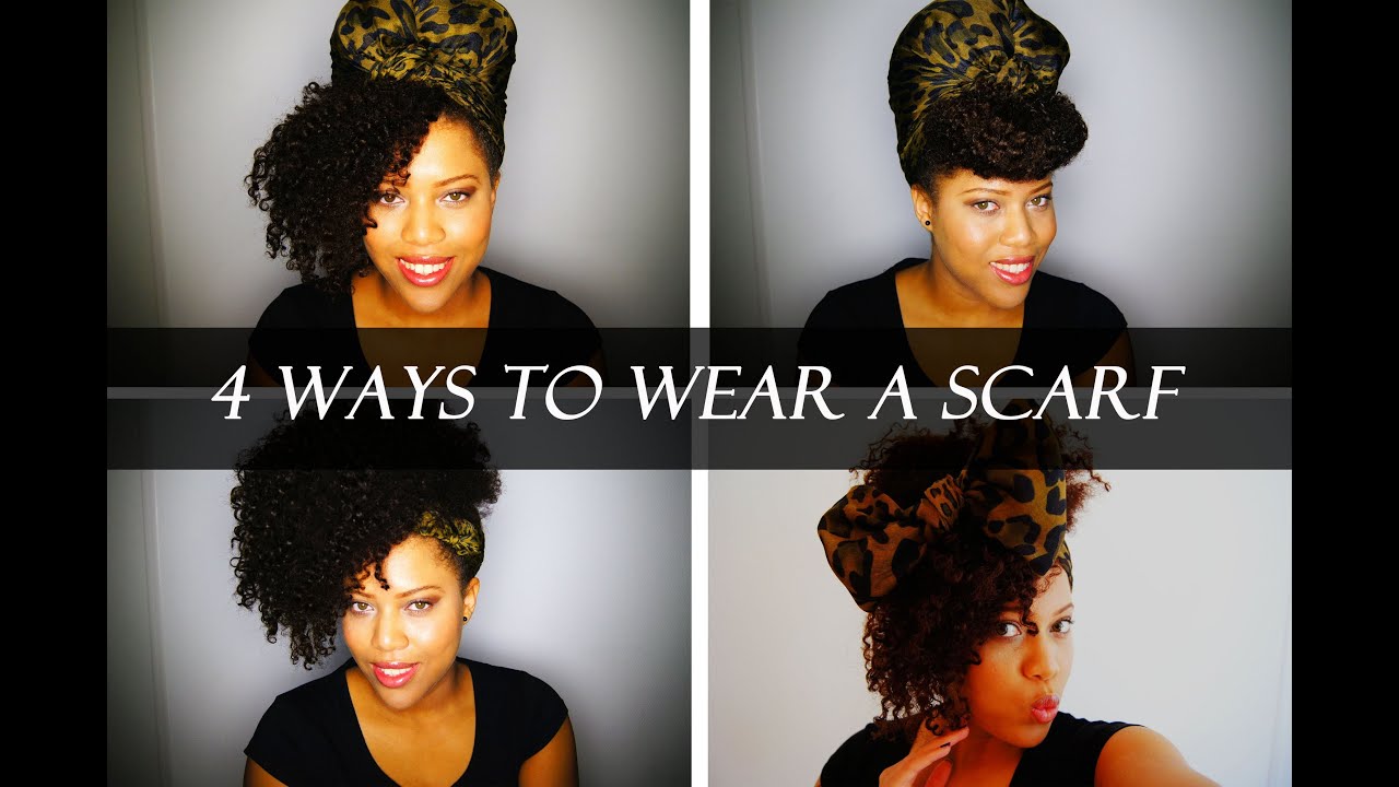 ❥ 4 Ways To Wear A Scarf ❥