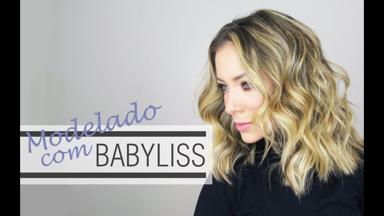 Modelado com Babyliss ( até nos cabelos curtos)  por Helena Lunardelli