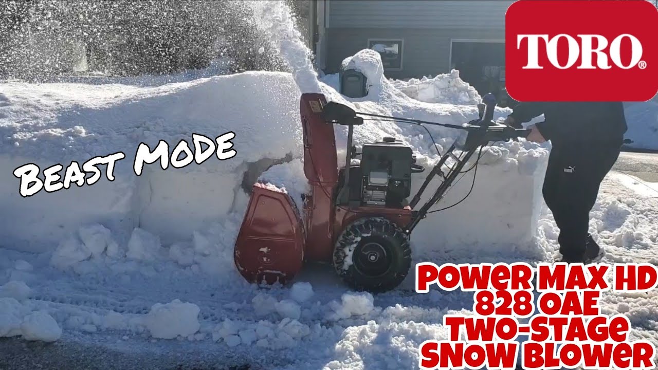 *New Toro Power Max HD 828 OAE 28 in. 252 cc Two-Stage Gas Snow Blower.. Battles 2021 Nor'Easter