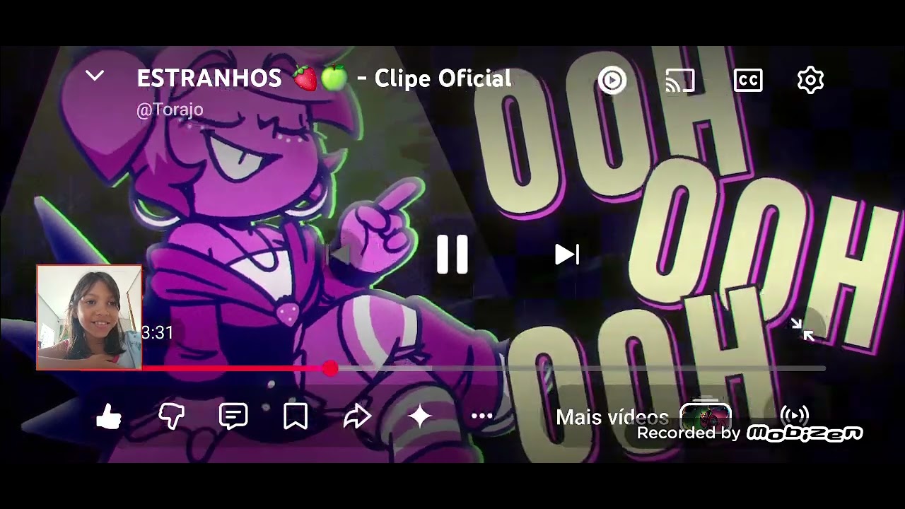 🍓🍏Reagindo A música 🎶😁 estranhos