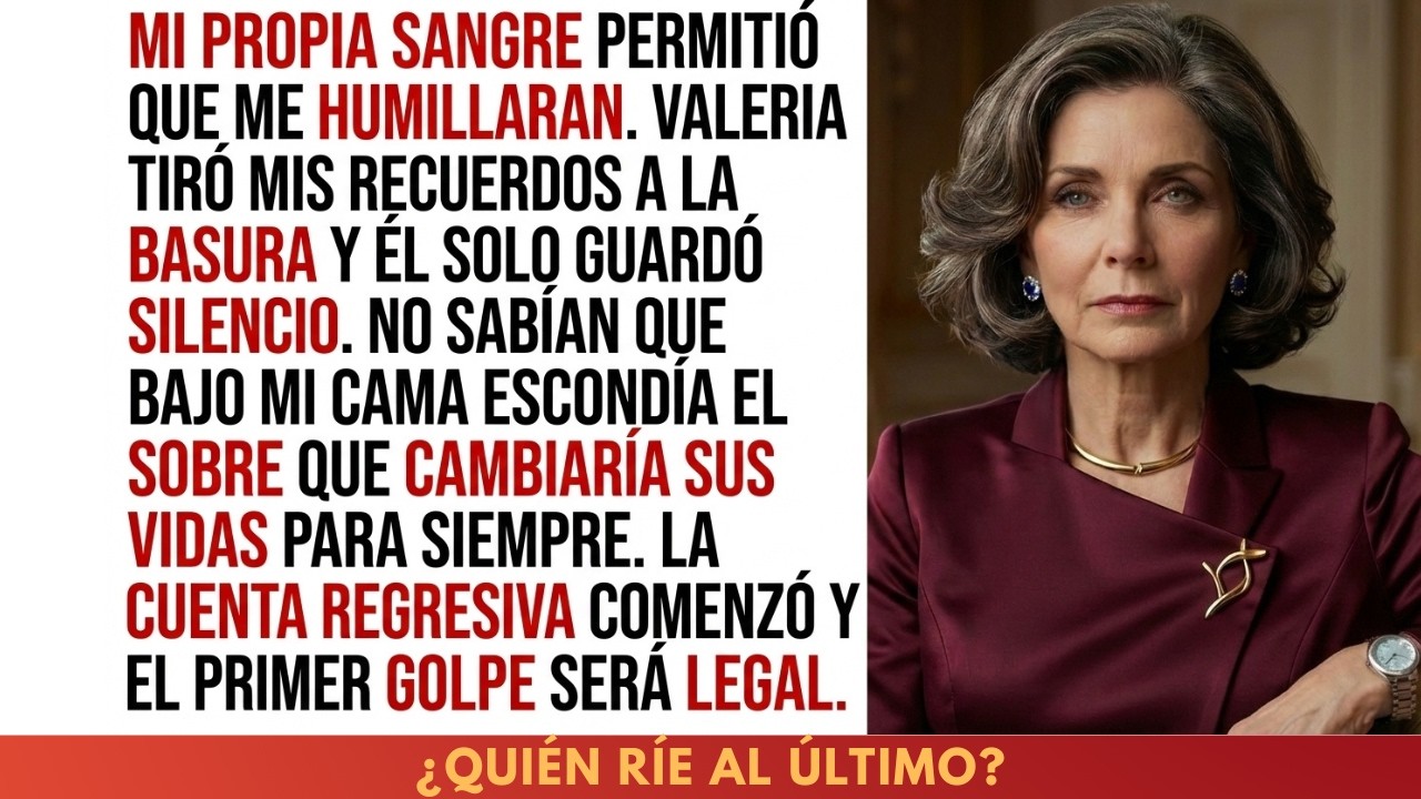 Mi hijo dejó que su esposa me echara. Al anochecer, descubrió al monstruo con el que dormía.