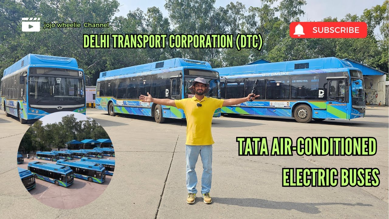 Delhi Transport Corporation (DTC)  new TATA air-conditioned electric buses walkaround and features
