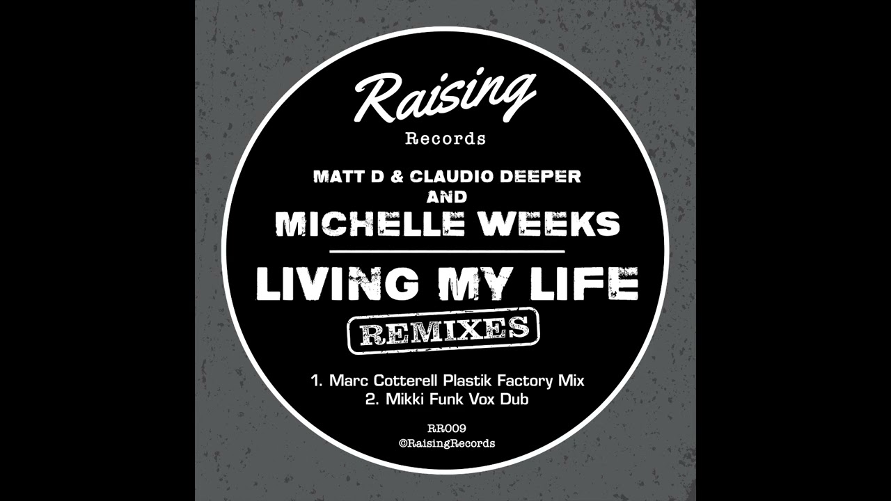 Matt D & Claudio Deeper And Michelle Weeks - Living My Life (Marc Cotterell Plastik Factory Mix)