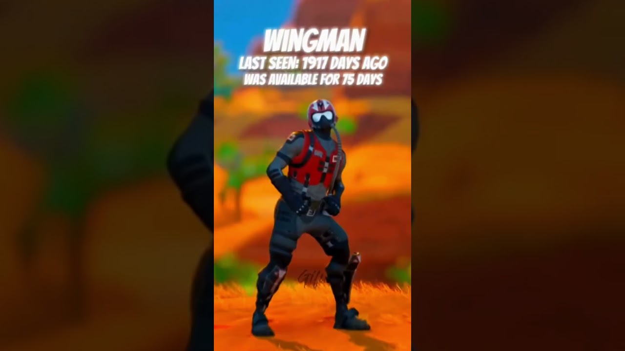Who got the wingman skin 👀#fortnite #fortniteskins #wingmanskin
