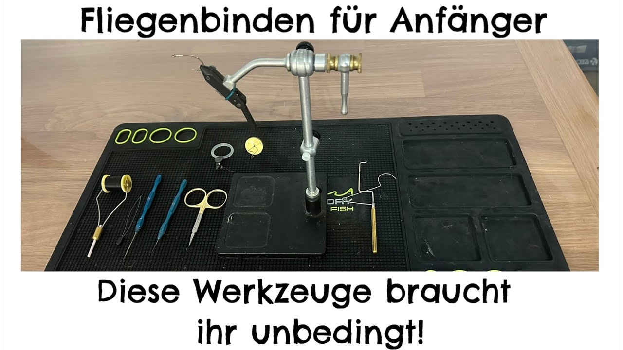 Fliegenbinden: Die wichtigsten Werkzeuge für Anfänger (Preiswert starten)