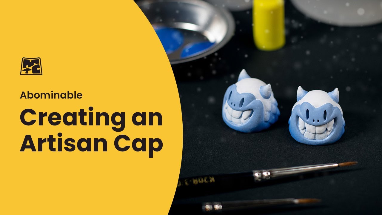 Creating an artisan keycap - Abominable