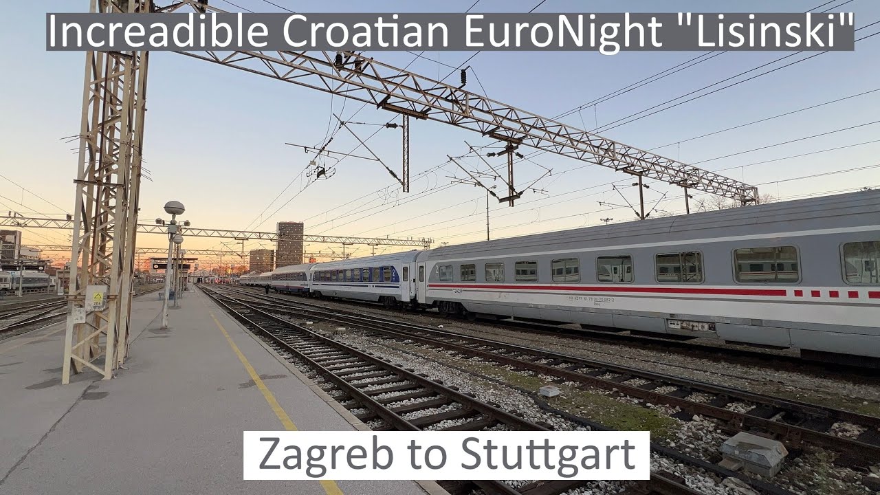 TRIP REPORT | Onboard Croatians Incredible EuroNight |HZPP/ÖBB/DB| Zagreb to Stuttgart |SleepingCar