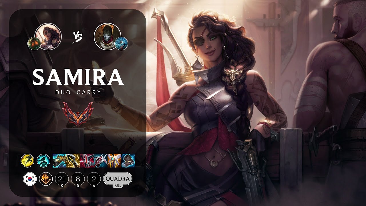 Samira ADC vs Jhin - KR Grandmaster Patch 13.19