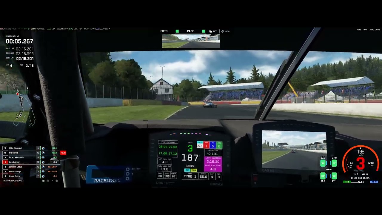 40 Minutes at Spa | BMW M4 GT3 | Low Drag Setup Battle