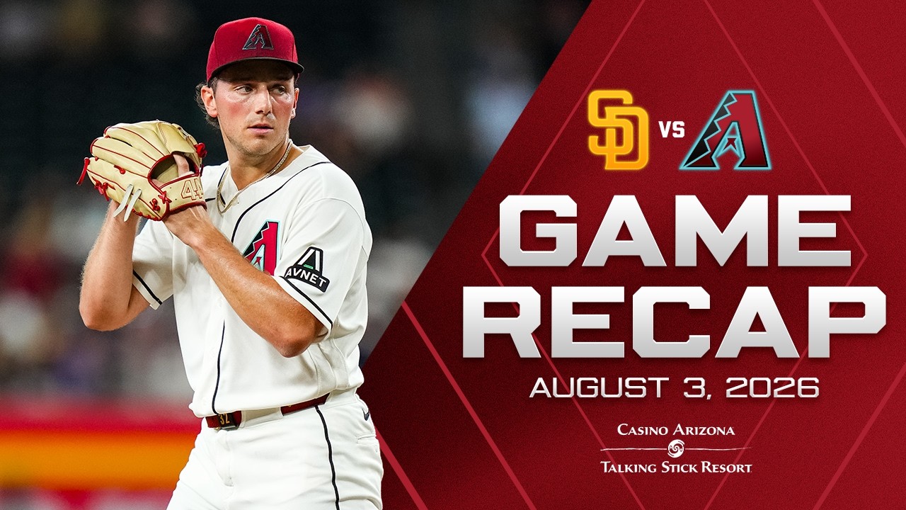 Padres vs. D-backs Game Highlights (8/3/26) | MLB Highlights
