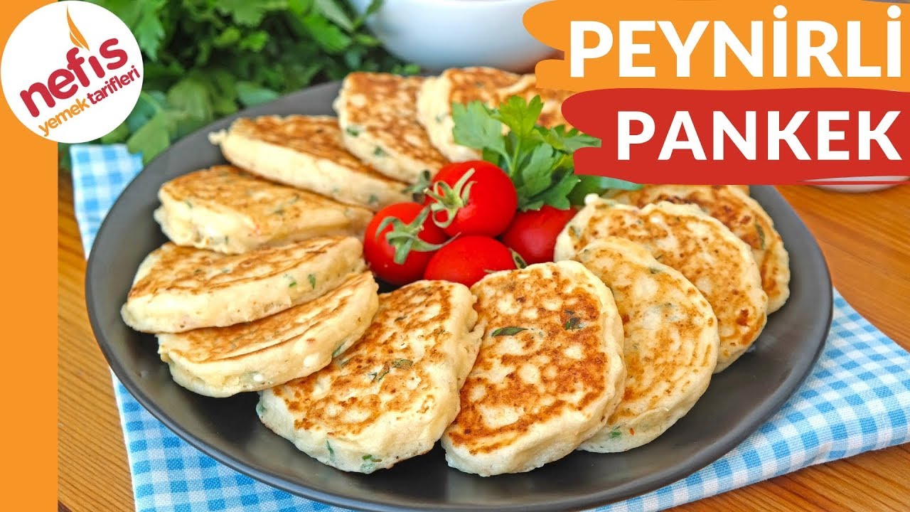 Kahvaltıların Vazge&ccedil;ilmezi Olacak Peynirli Pankek Tarifi