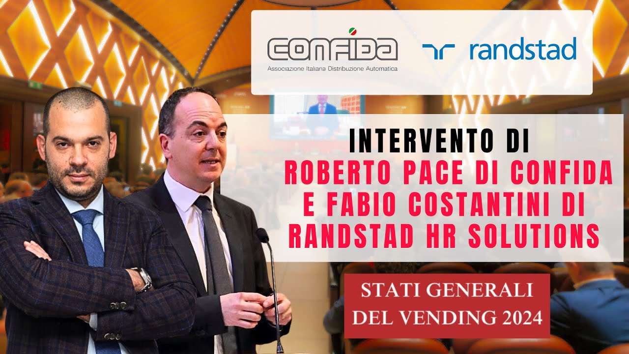 STATI GENERALI DEL VENDING 2024 - Interv. di Roberto Pace Pres. CONFIDA Giovani e Fabio Costantini