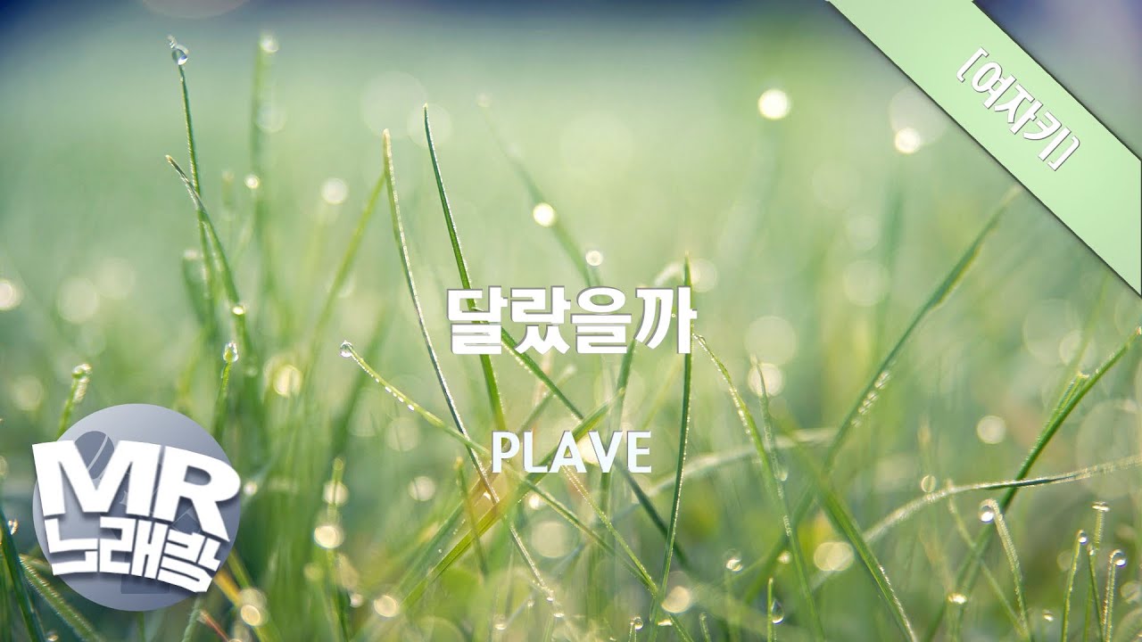 [MR노래방ㆍ여자키] 달랐을까 - PLAVE (플레이브)ㆍMR Karaoke