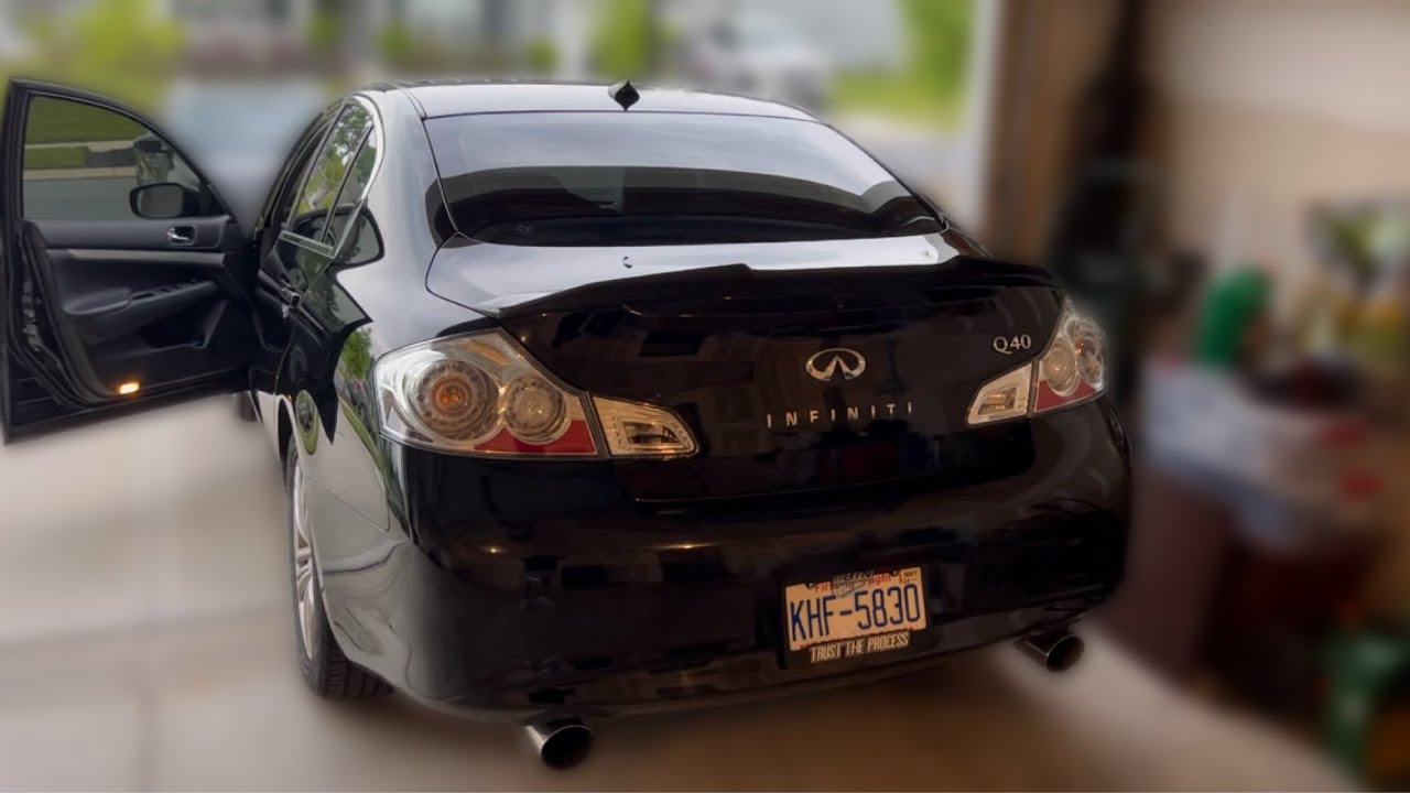 Installing clear tail lights for the g37/q40 sedan
