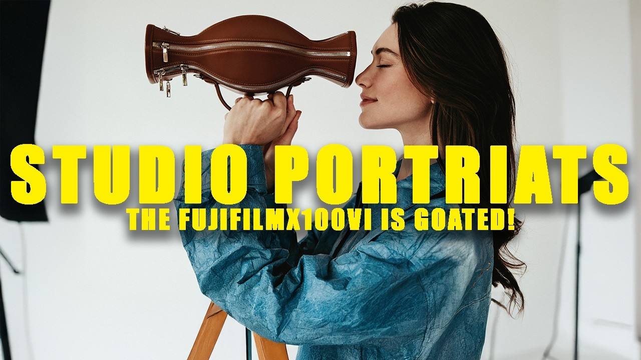 Natural Light Studio Portraits With The Fujifilmx100VI | Editorial Photography