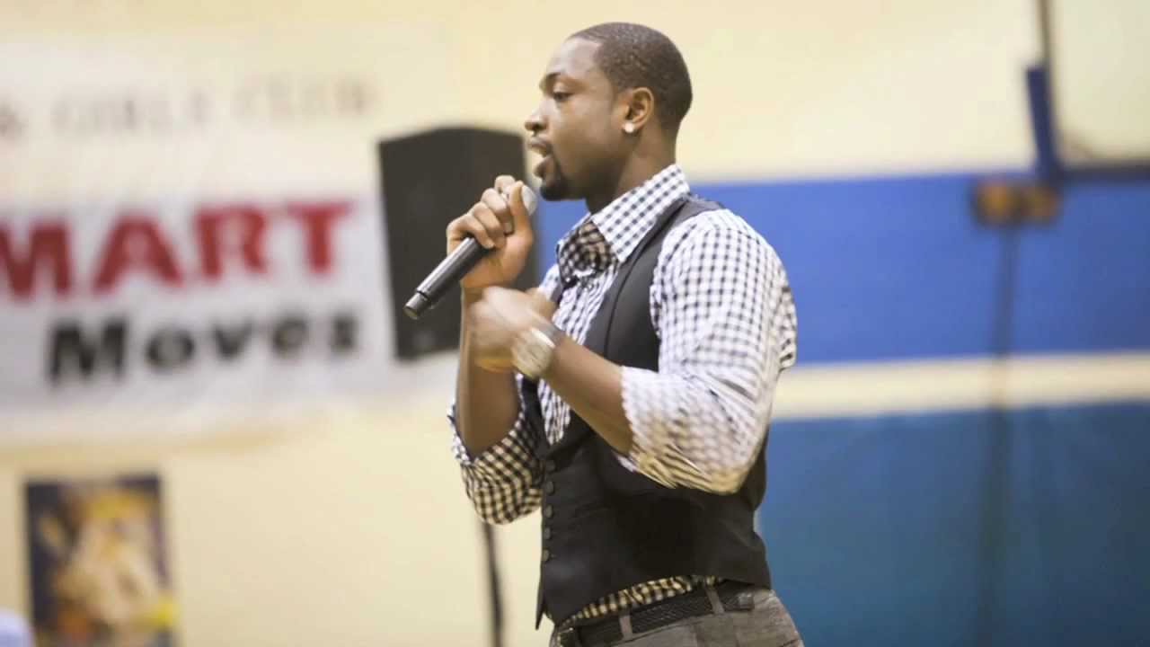 Dwyane Wade speaks at Milwaukee BGCA Club