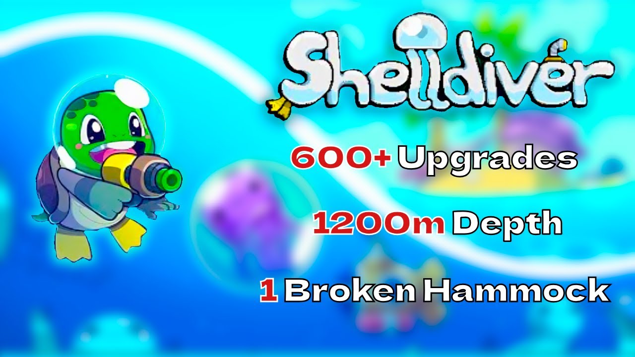I Dived 1000m+ Into The Ocean To 100% Complete Shelldiver!