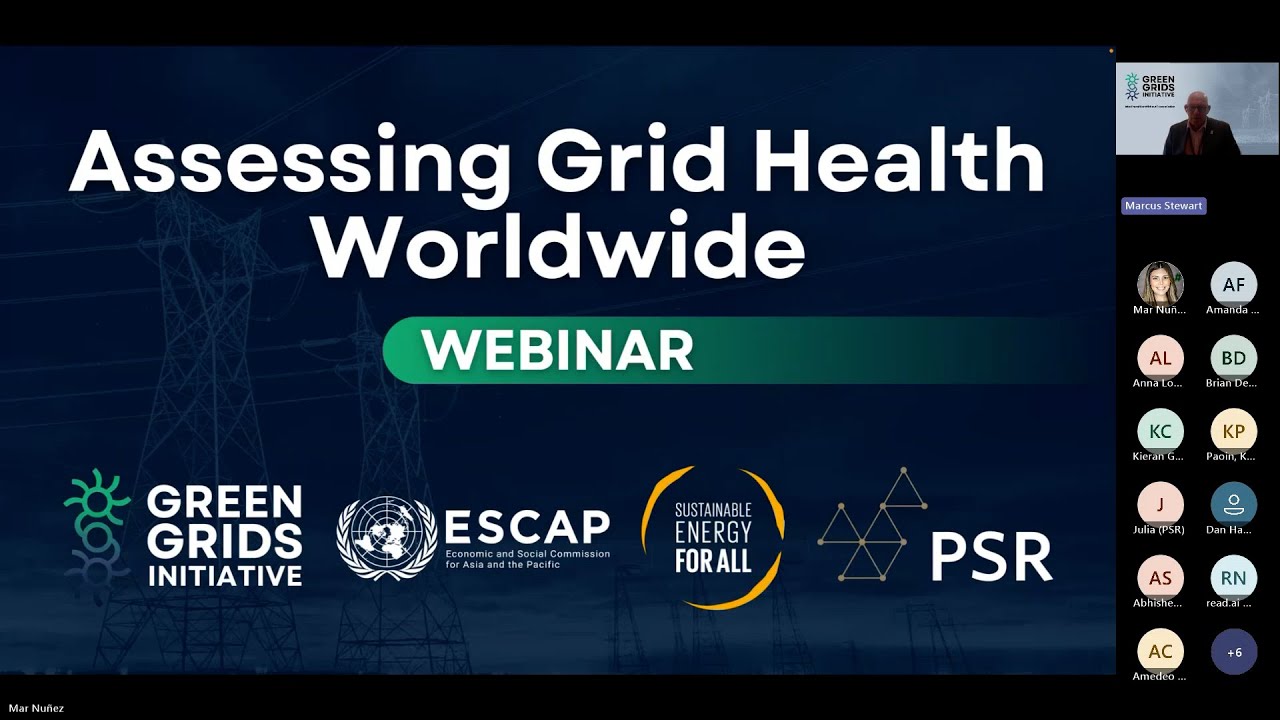 Assessing Grid Health Worldwide – Webinar  Part 2