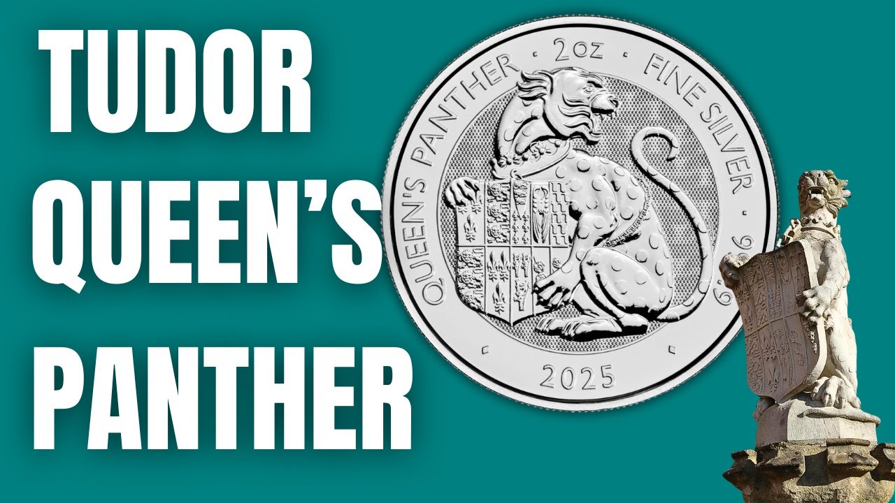 The Royal Tudor Beasts 2025 Queen's Panther 2oz Silver Bullion Coin