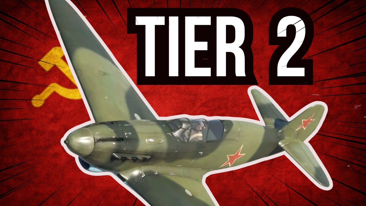 War Thunder USSR Tier 2 | Yak 7B is the best plane I've used!