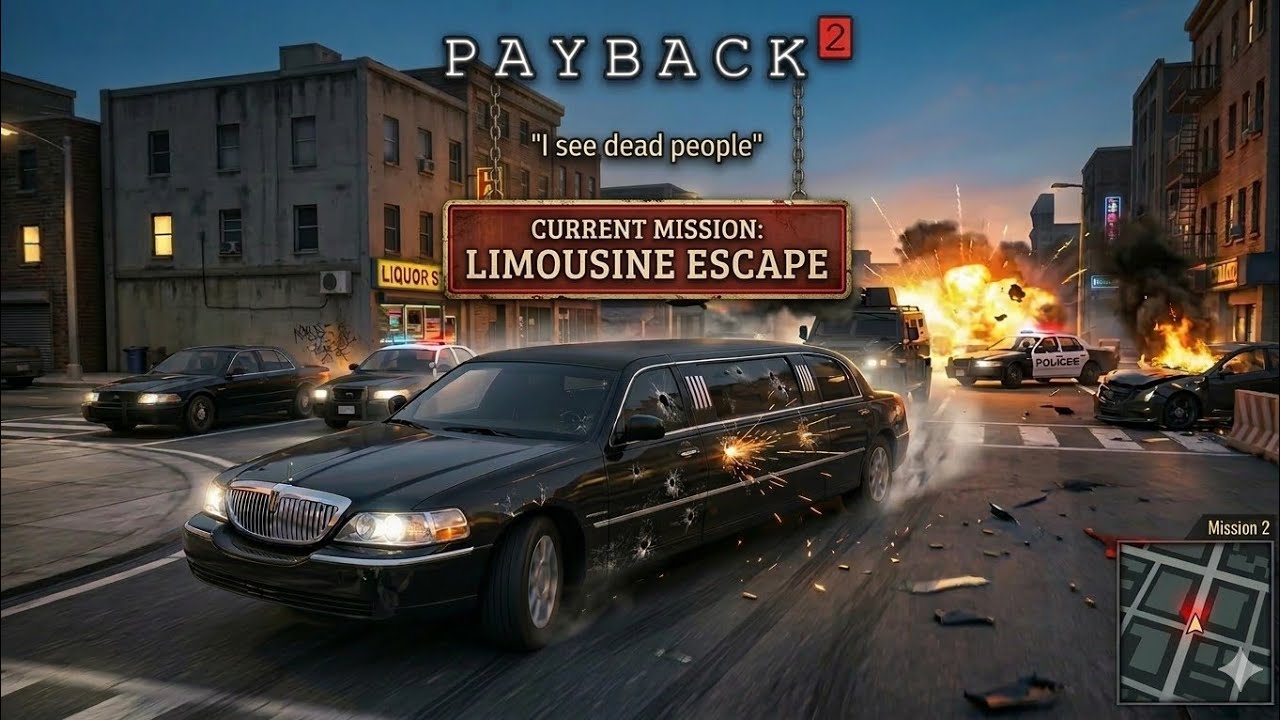 I play payback 2|the ready or not|mission: limousine|LEO GAMERZ-24 