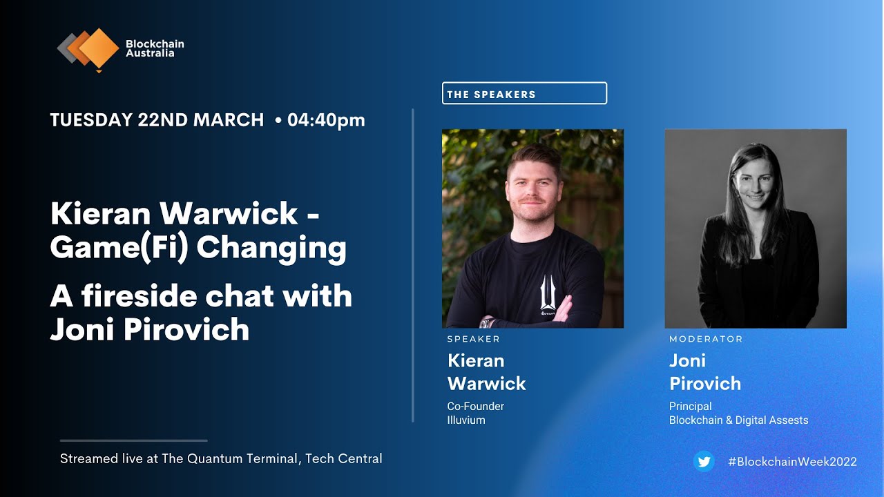 Kieran Warwick - Game(Fi) Changing. A fireside chat with Joni Pirovich