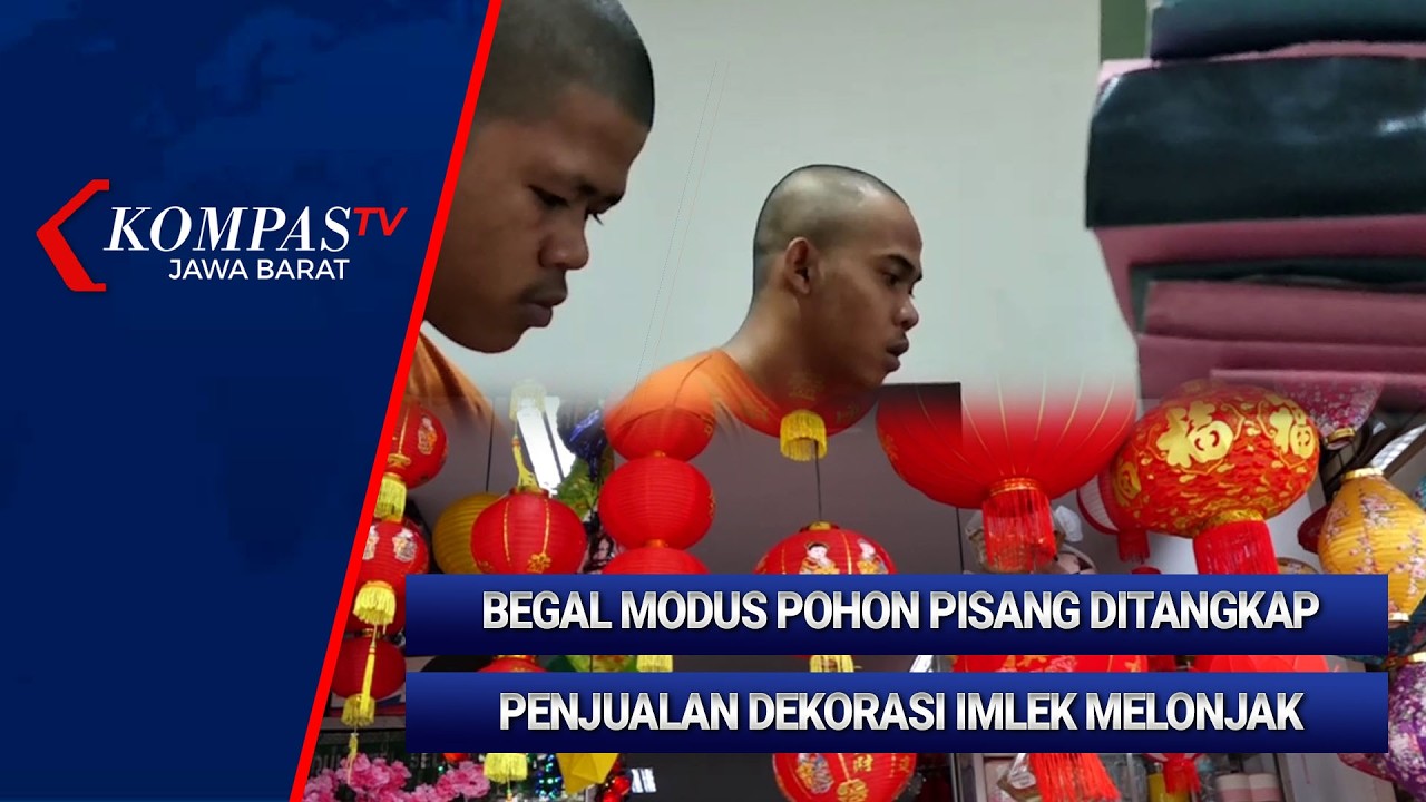 KOMPAS PAGI: Begal Modus Pohon Pisang Ditangkap Hingga Penjual Dekorasi Imlek Ditangkap