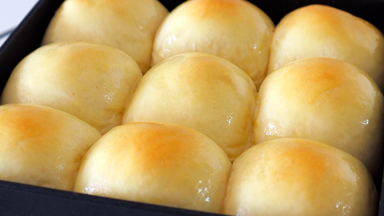 No-Flour! 100% Rice Dinner Rolls Recipe / Super Soft and Chewy