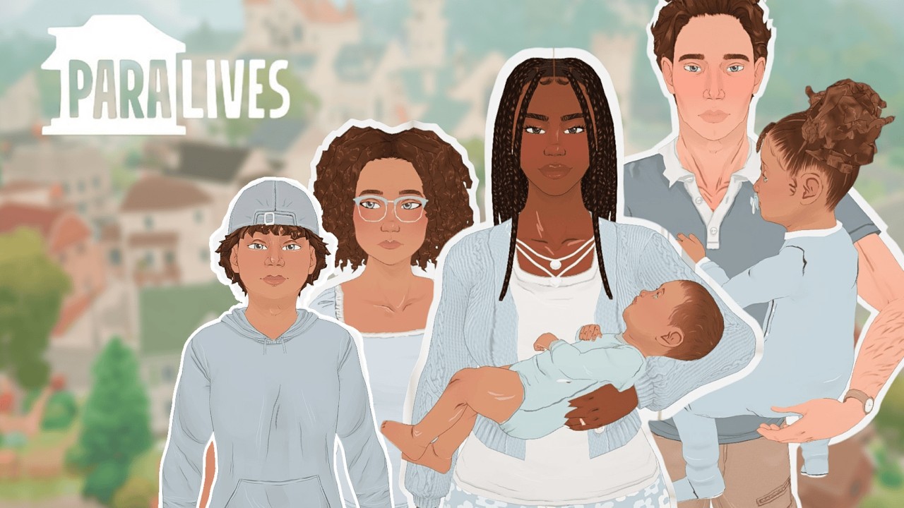 Paralives Family Gameplay: Raising 4 Kids in One House 🍼🌿