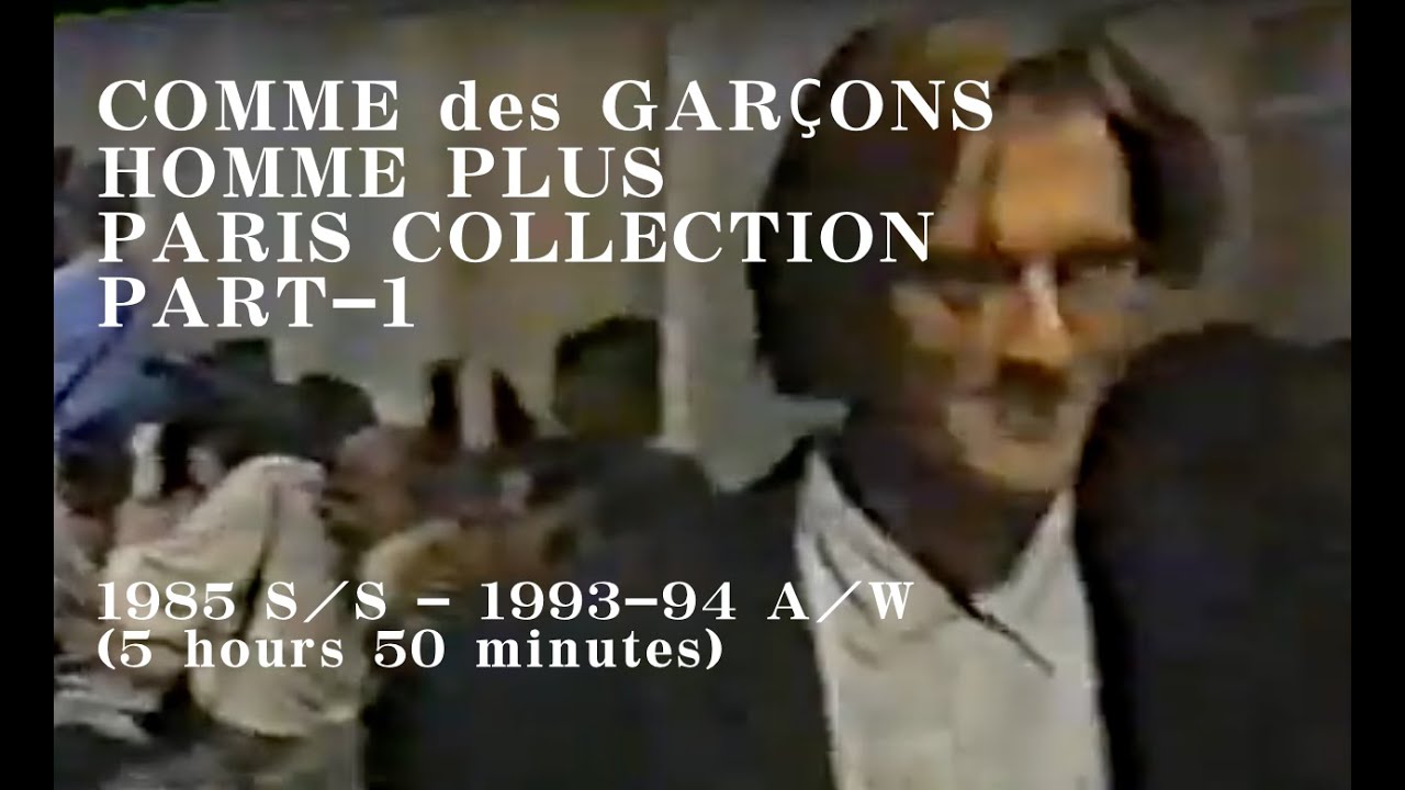 COMME des GARÇONS HOMME PLUS PARIS COLLECTION PART-1 1985 S/S - 1993-94 A/W. コムデギャルソン オムプリュス パリコレ