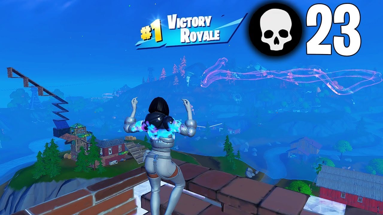 High Elimination Solo vs Squads Win Gameplay Full Game Season 8 (Fortnite PC Controller)